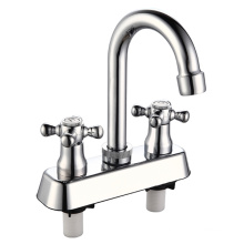 Double Handle 4 Inch South American Style Faucet Mixer